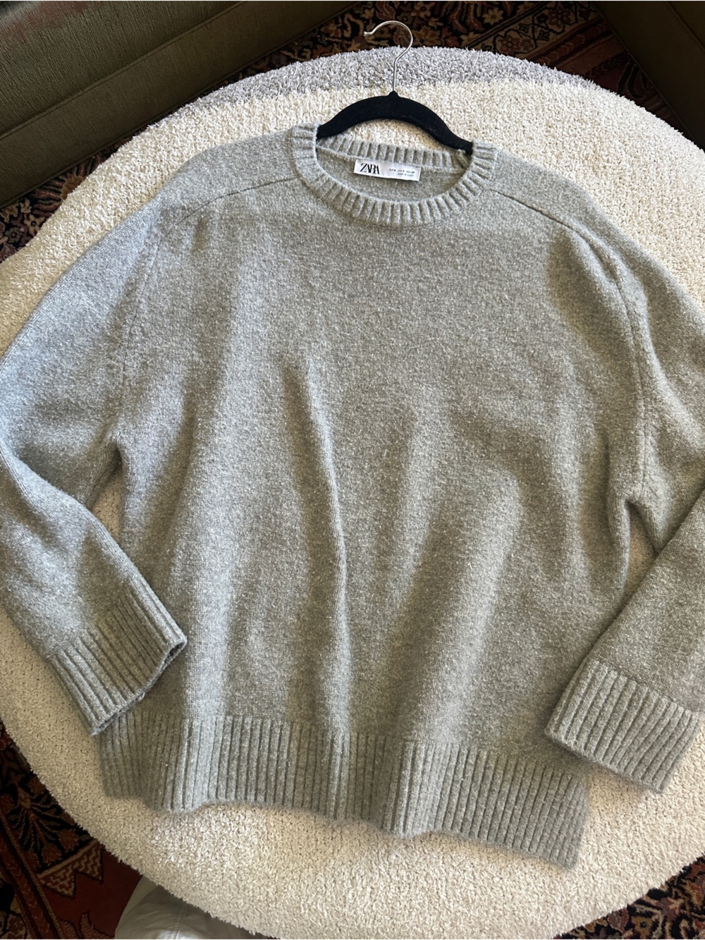 Zara Light Gray Knit Sweater